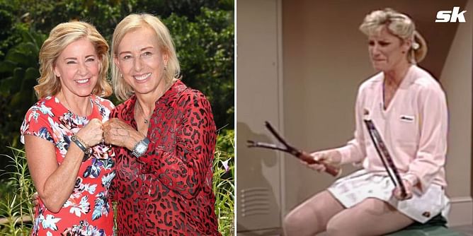 "What fun" - Martina Navratilova lauds Chris Evert's "brilliant performance" in old SNL parody of locker room outburst after 1982 Wimbledon loss