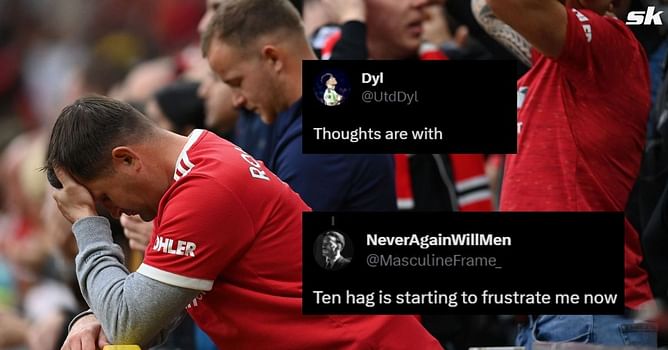 "Starting to frustrate me", "What the heck" - Manchester United fans in disbelief as summer signing starts in makeshift position vs Palace in EFL Cup