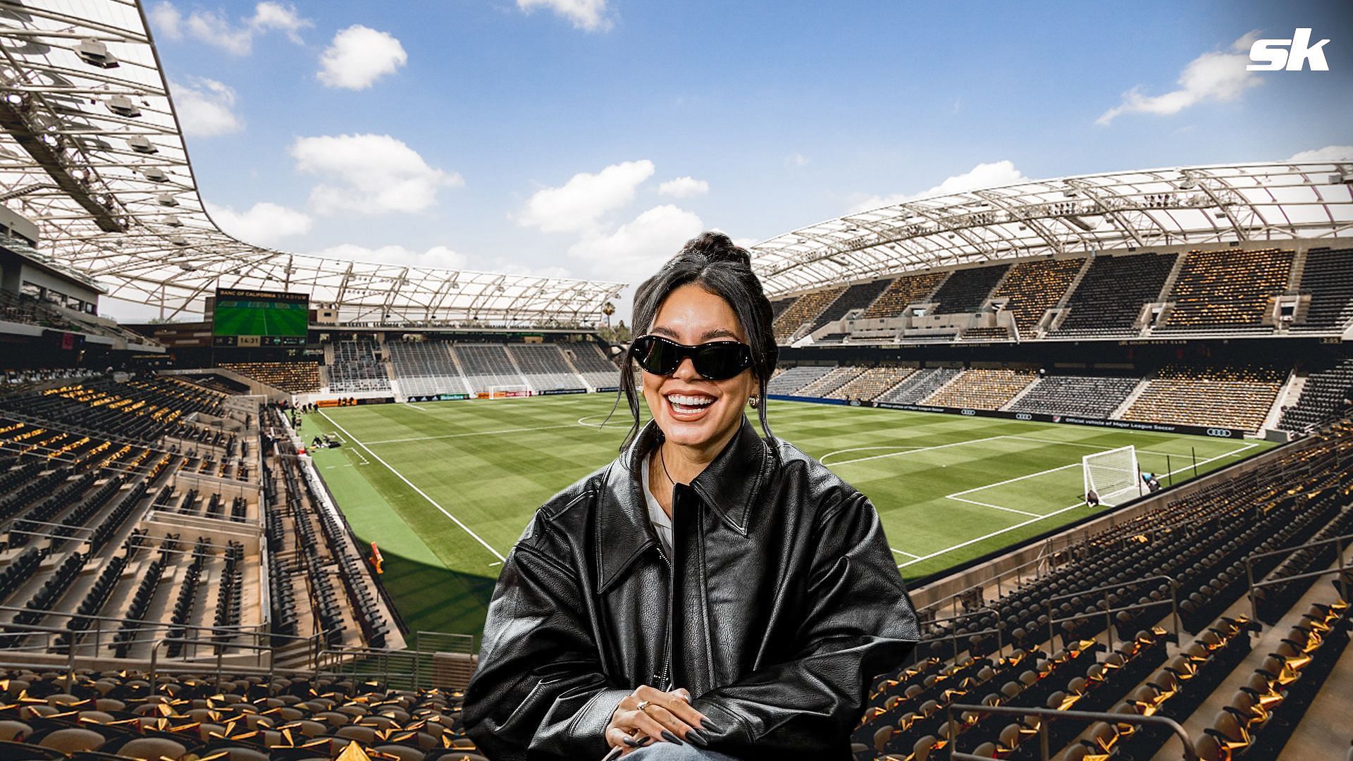 Vanessa Hudgens at the LAFC game - Source, Instagram 