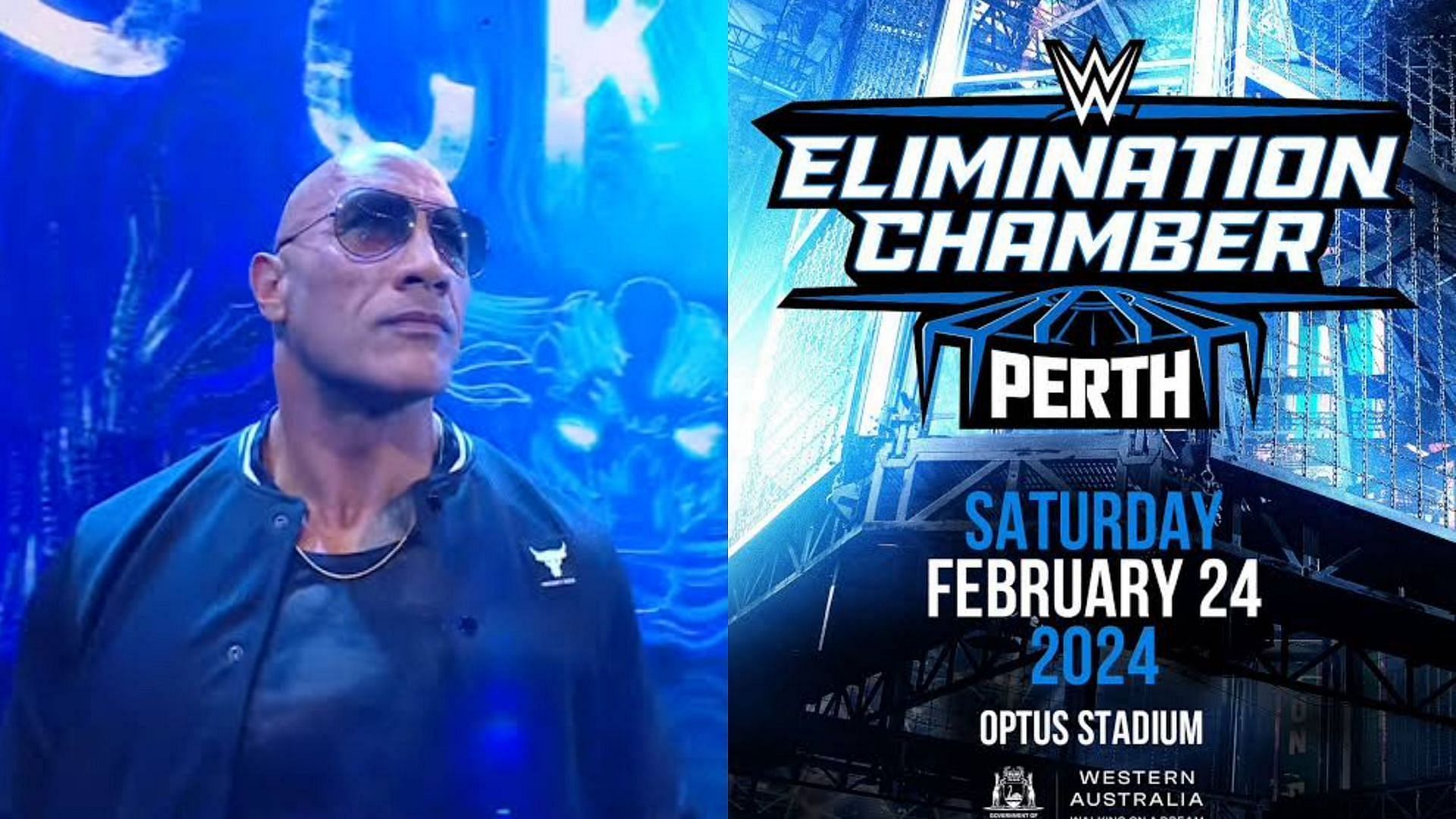WWE Elimination Chamber में दिख सकता है द रॉक का जलवा 