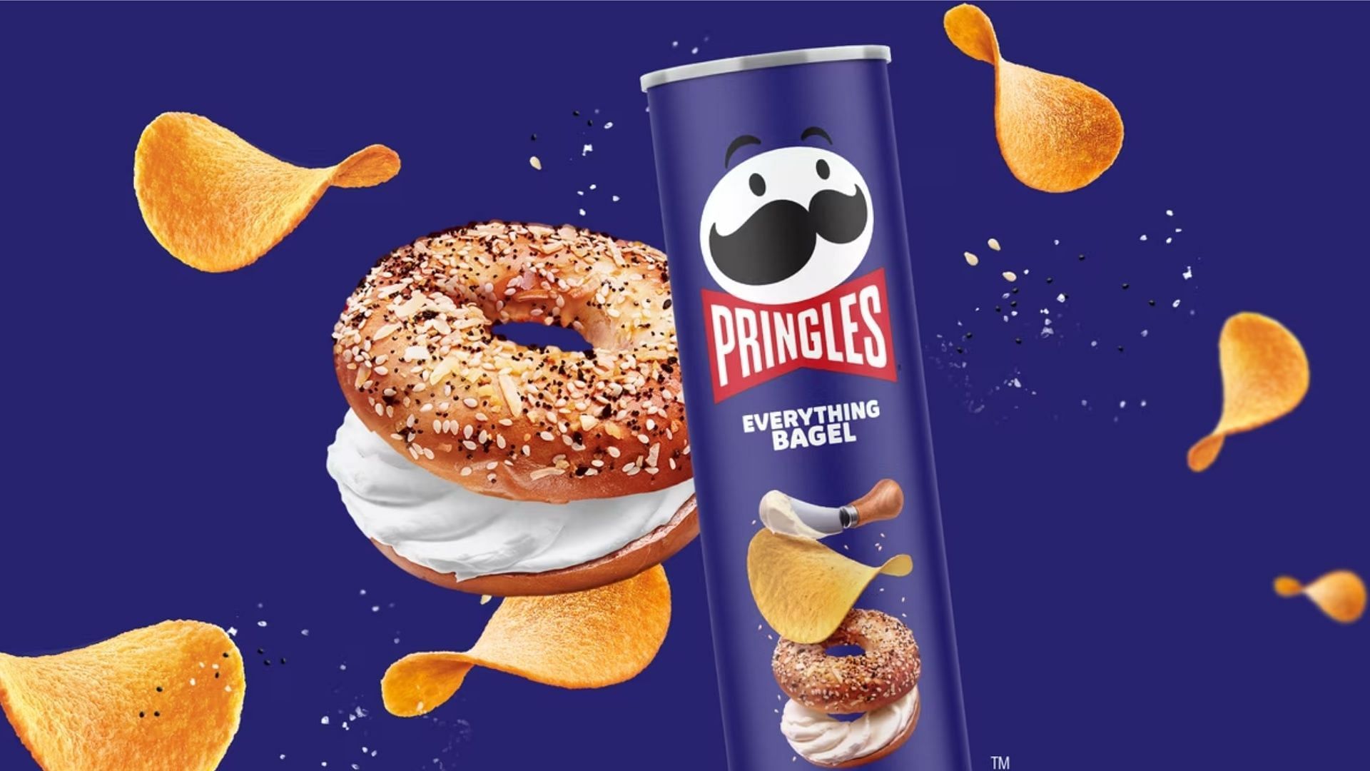 The limited edition &lsquo;Everything Bagel&rsquo; crisps hit stores this month (Image via Kellogg Company)