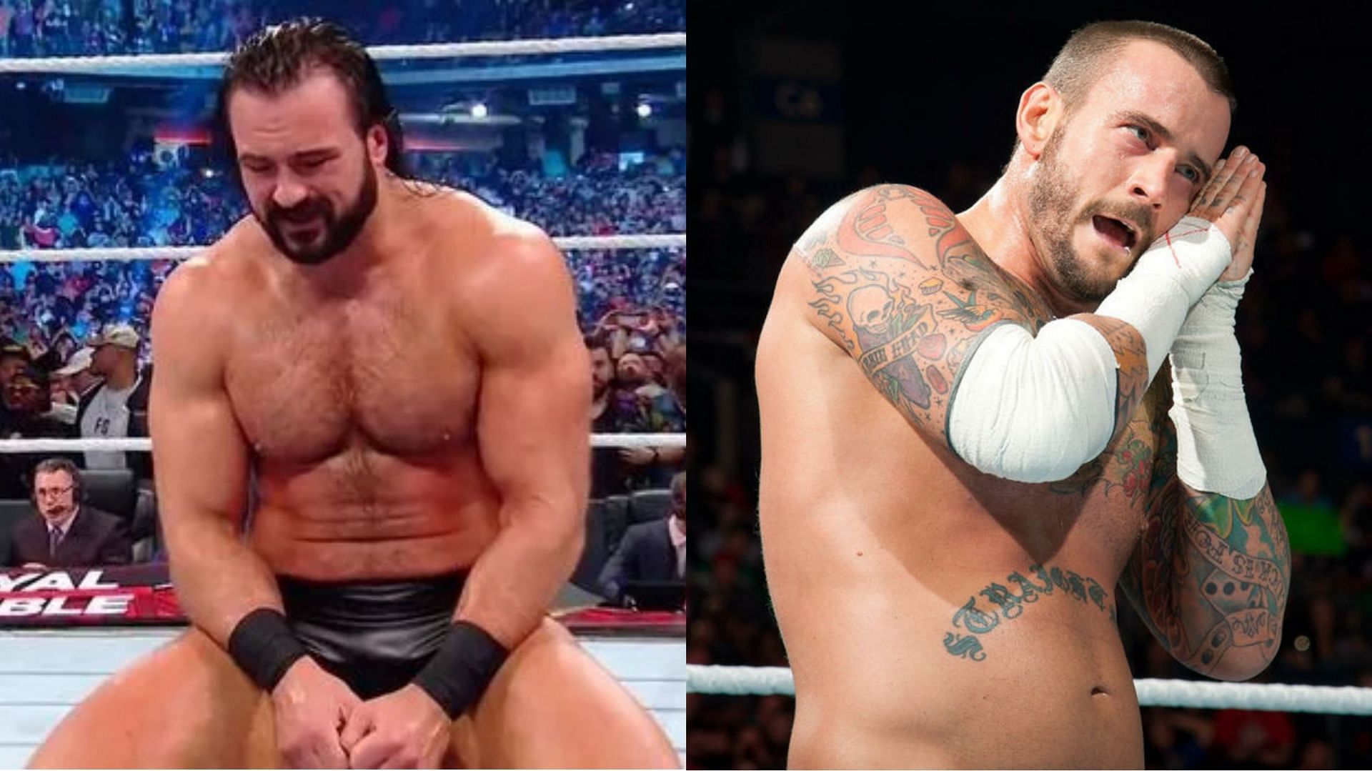 Drew McIntyre (left) and CM Punk (Right)