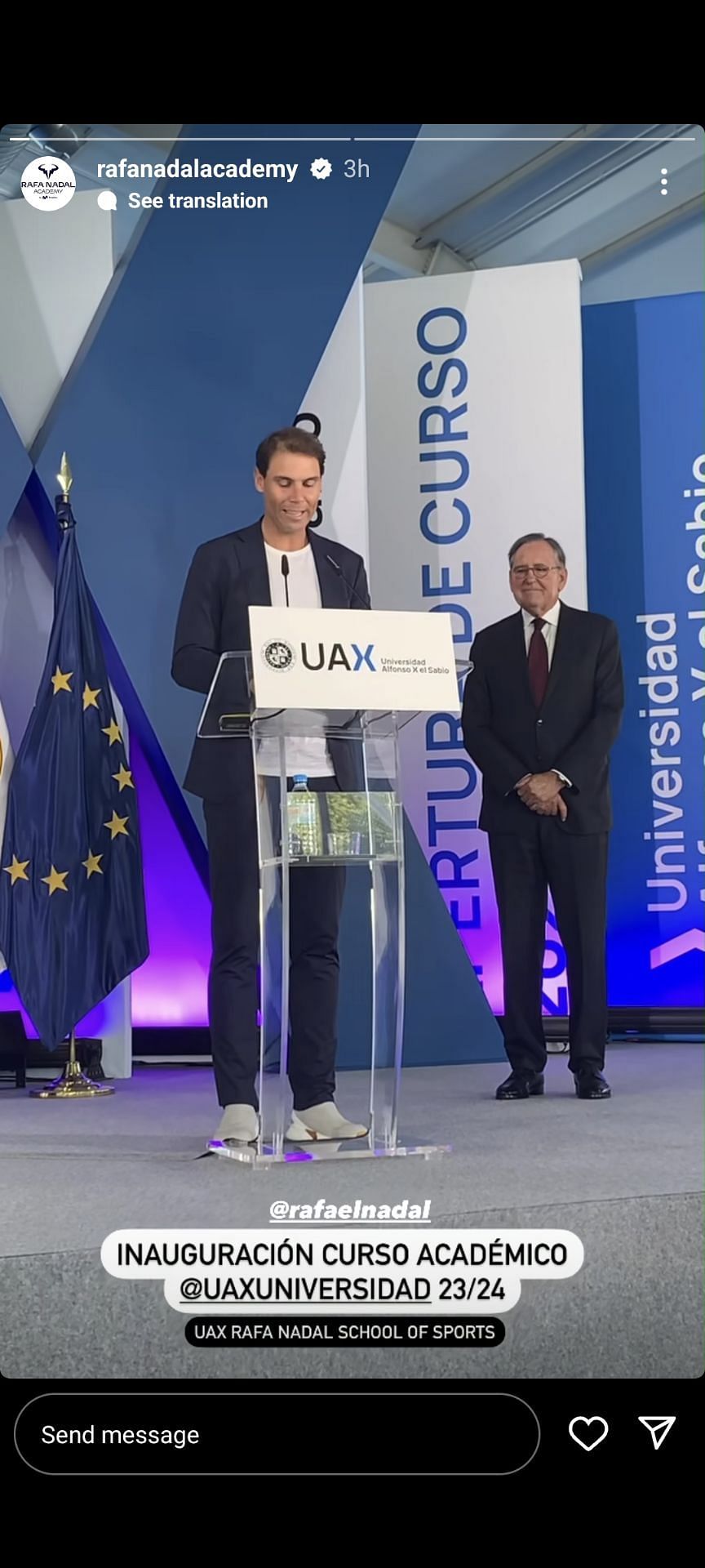 NADAL at UAX Rafael Nadal School of Sport