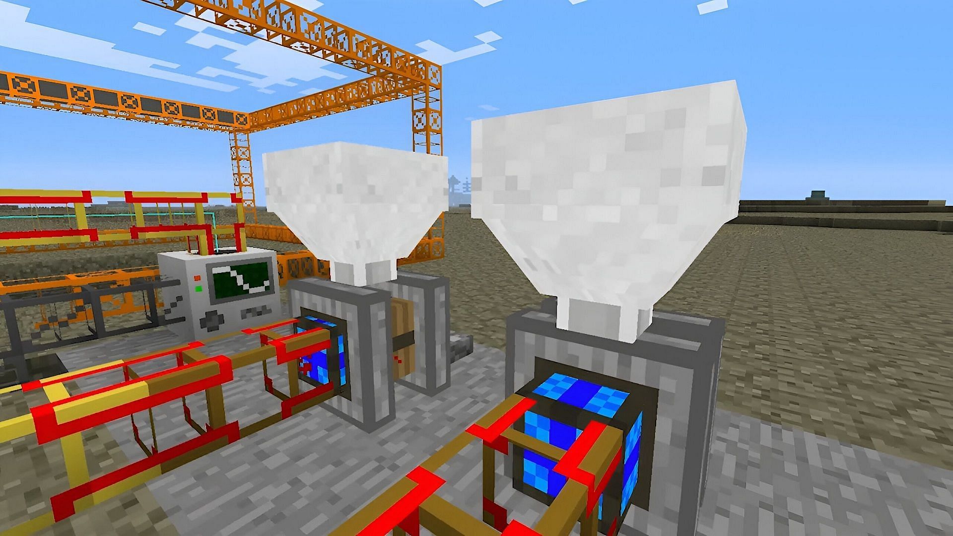 Hoppers weren&#039;t always a vanilla staple like they are today (Image via Minecraft in Minutes/YouTube)