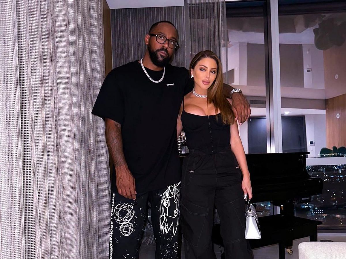 Marcus Jordan and Larsa Pippen