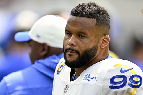 Aaron Donald at Atlanta Falcons v Los Angeles Rams