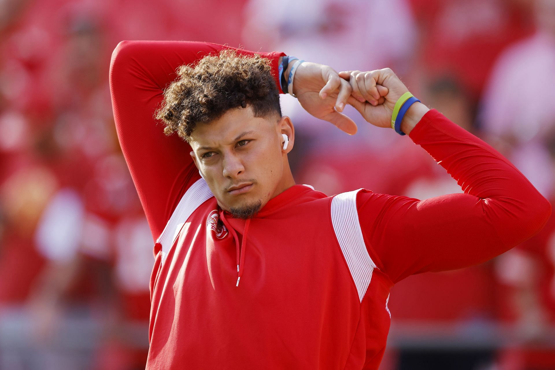 Patrick Mahomes at Detroit Lions v Kansas City Chiefs