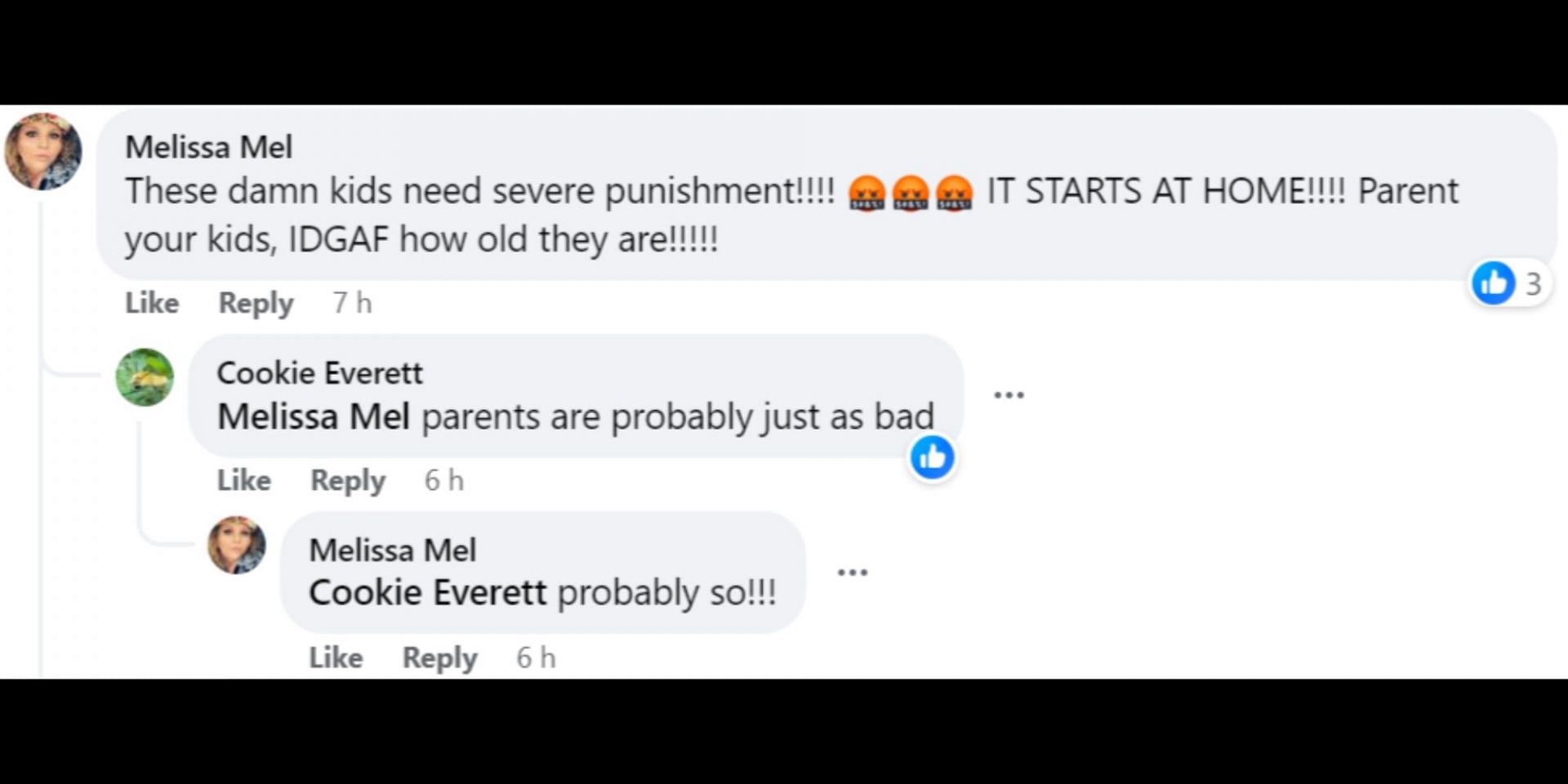 Violent high school fights in North Carolina sparks severe backlash online. (Image via Facebook/Willie GoneBee Hardigan)