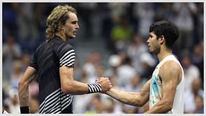 "Go win it" - Alexander Zverev roots for Carlos Alcaraz to defend US Open title during net exchange after suffering loss at his hands in QF