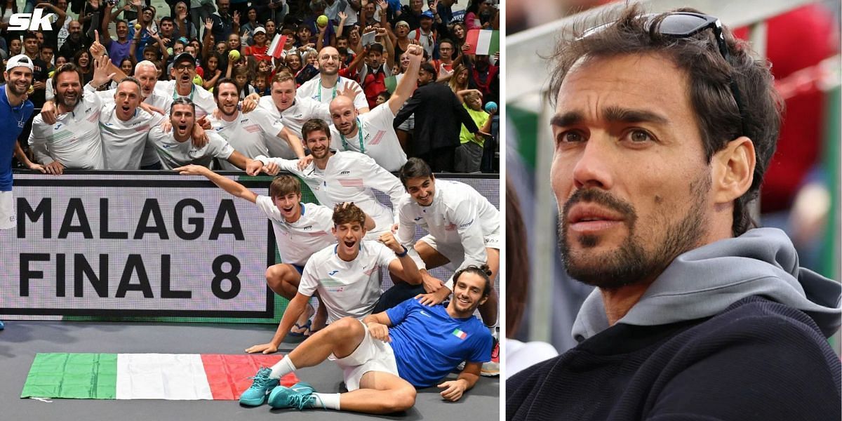 Fabio Fognini congratulated the 2023 Davis Cup team