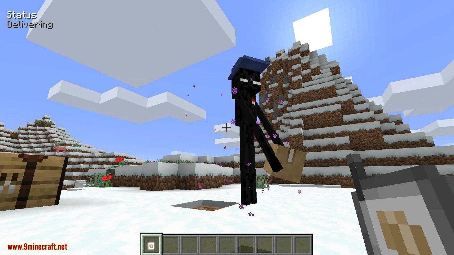 Deliver mail or receive it through the Ender Mail Man (Image via planetminecraft.net)