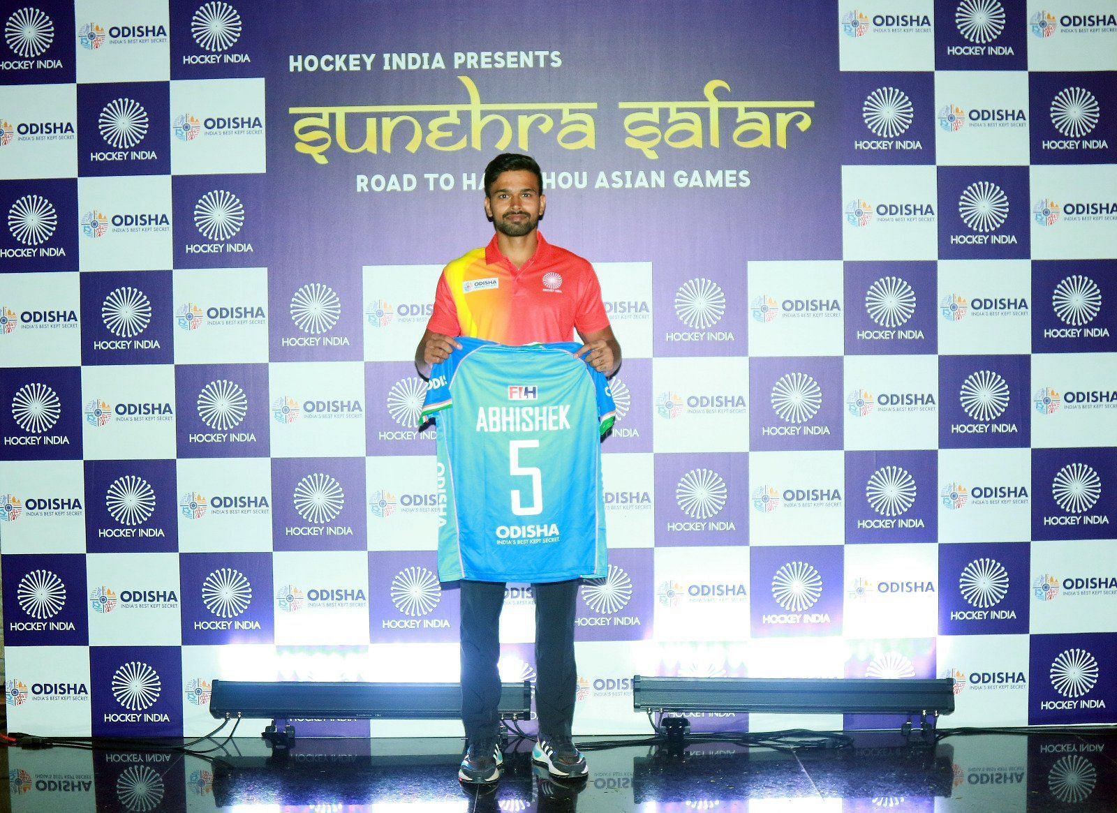 Abhishek of Indian hockey team. Courtesy: Hockey India