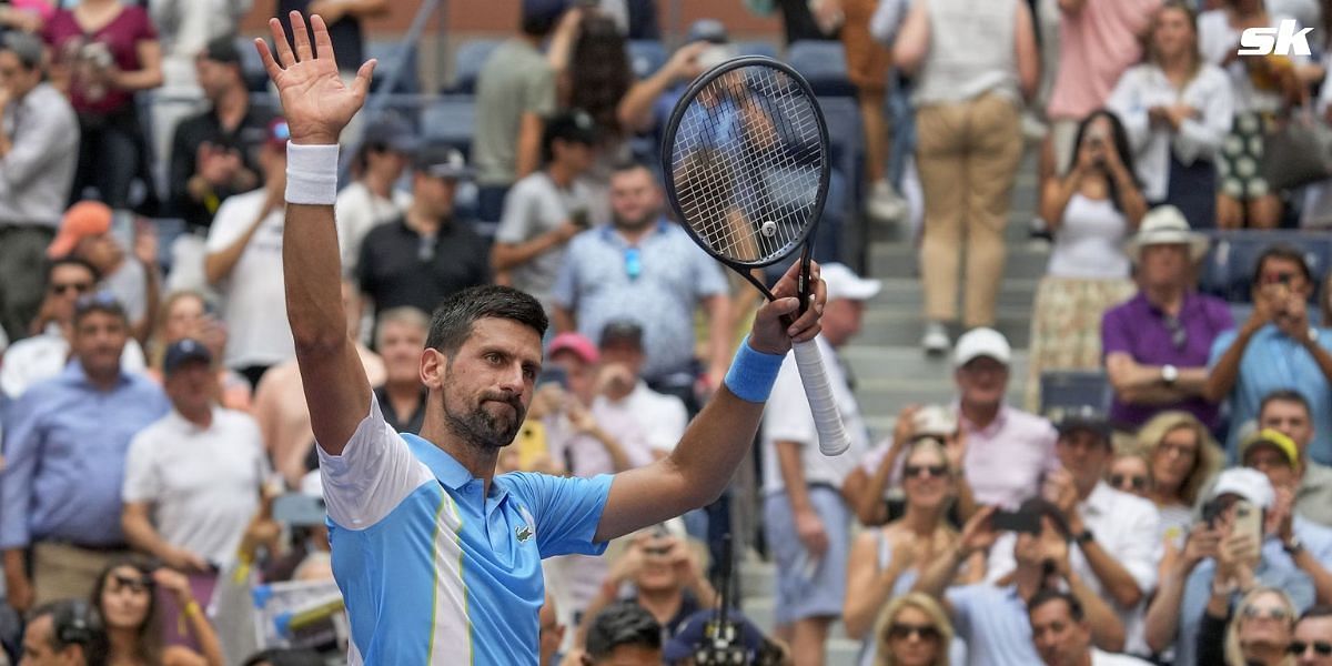 Novak Djokovic draws record attendance figures at 2023 US Open.