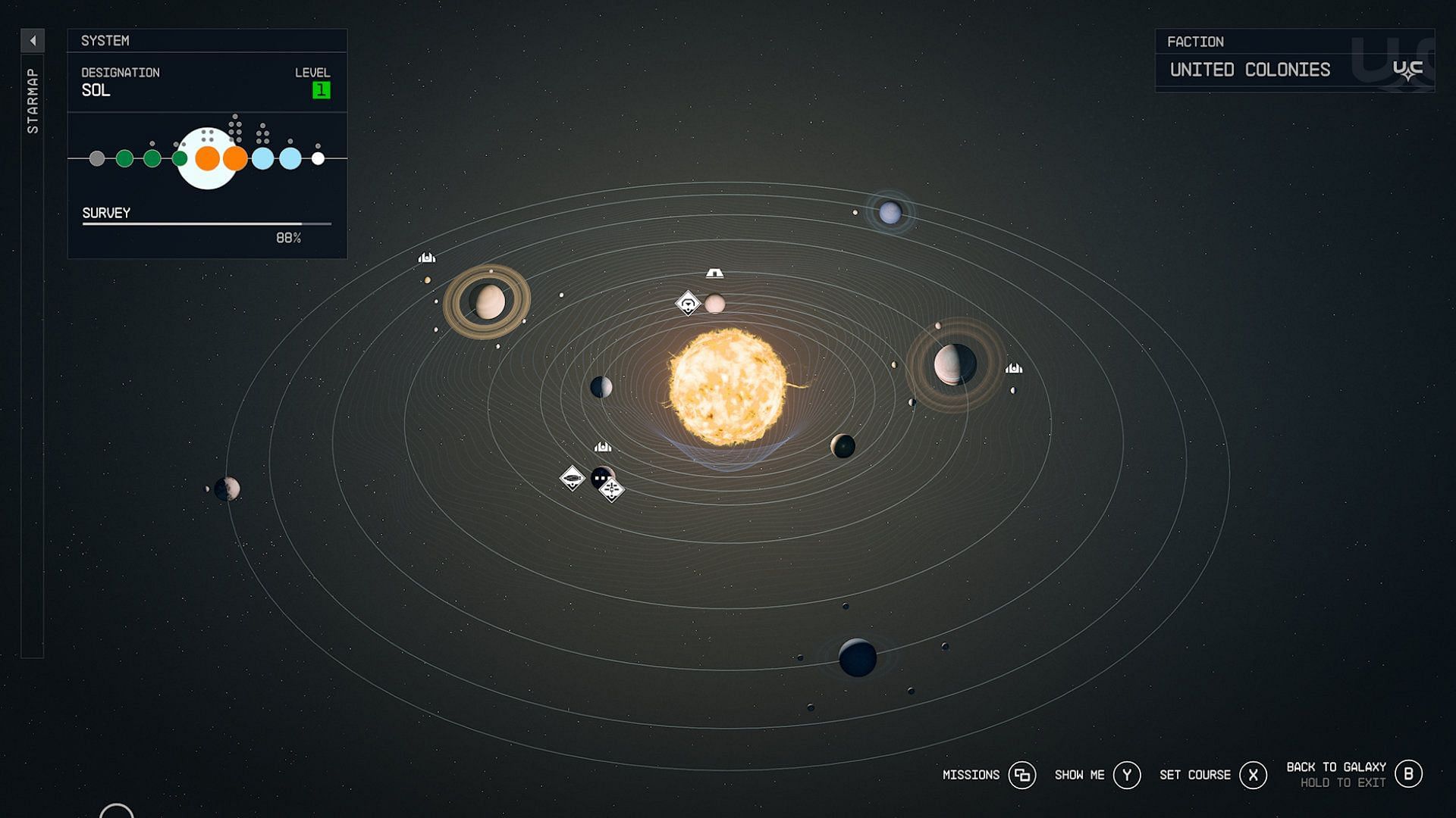 Titan is in the Sol system (Image via Bethesda)