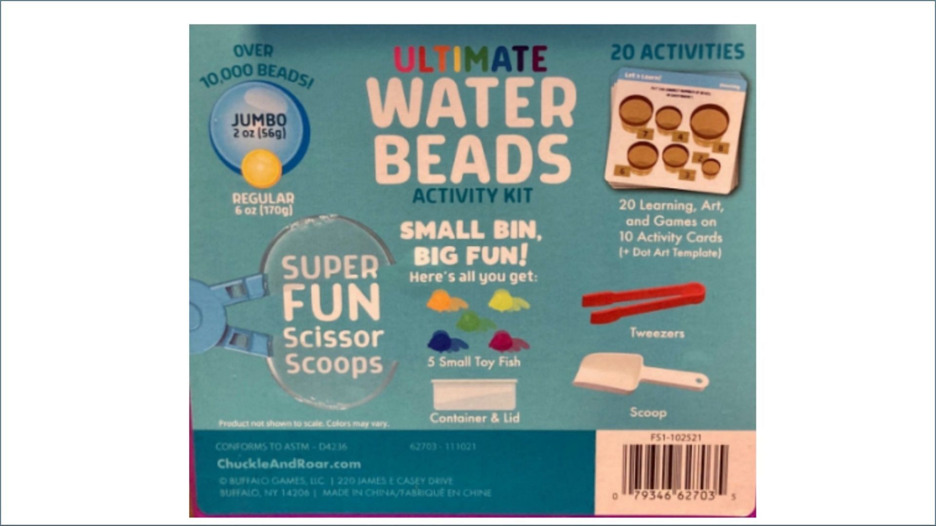 The product affected by the water beads recall has been linked with one fatality (Image via CPSC)