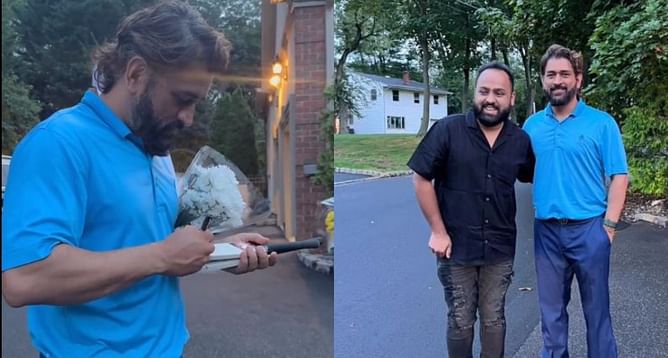 USA में एमएस धोनी कुछ इस तरह से जीत रहे हैं अपने फैन का दिल, देखें दिल छूने वाला वायरल वीडियो