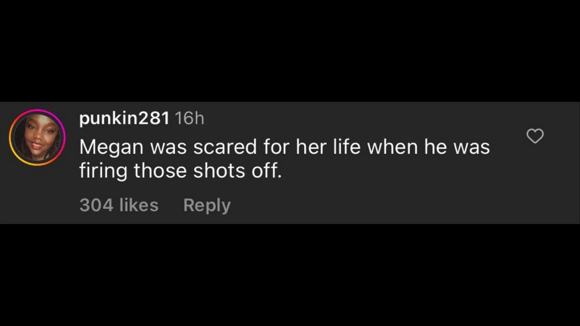 Screenshot of an Internet user remarking on Lanez being &quot;scared for life&quot; in the prison. (Photo via @theneighborhoodtalk/Instagram)