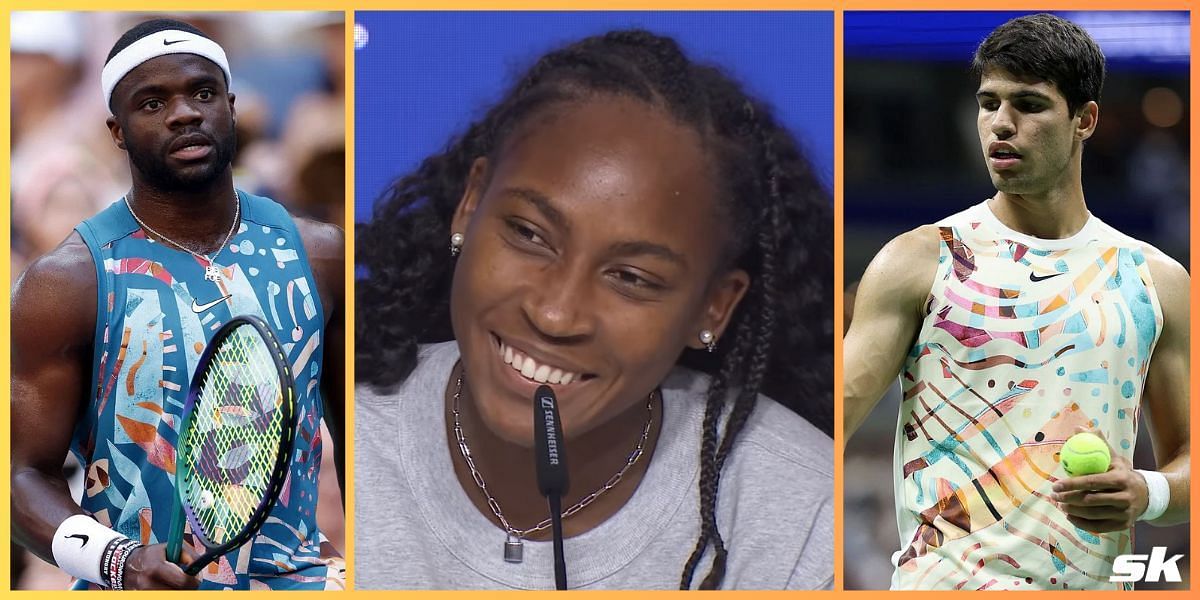 Frances Tiafoe; Coco Gauff; Carlos Alcaraz