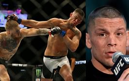 "Should’ve never gave you a rematch" - Nate Diaz launches expletive-laden tirade at Conor McGregor after Irishman's two 10-8 rounds claim