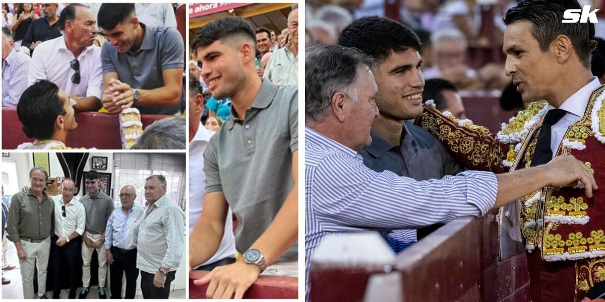 Carlos Alcaraz has been universally criticized by tennis fans for attending a bullfight in Spain
