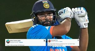 "The arrival of Hitman" - Fans react as Rohit Sharma scores 74* off 59 in IND vs NEP Asia Cup 2023 tie