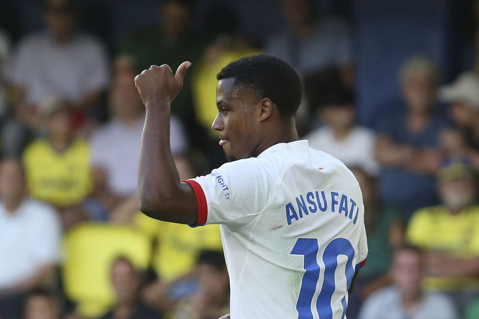 Ansu Fati moved to the Amex this summer on loan.