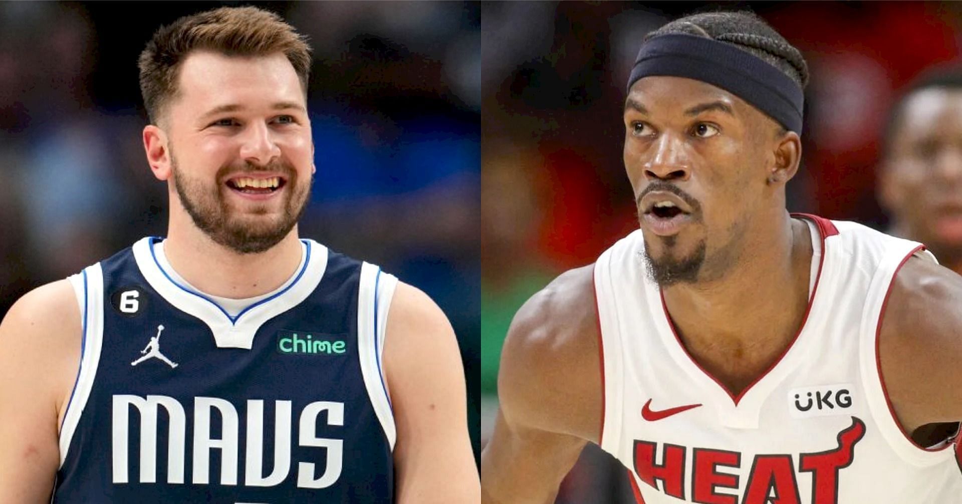 NBA superstars Luka Doncic and Jimmy Butler