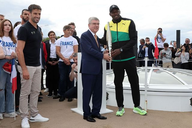 Paris 2024 Pre-Olympic Tour Along The Seine As Part Of The Future Opening Ceremony Route