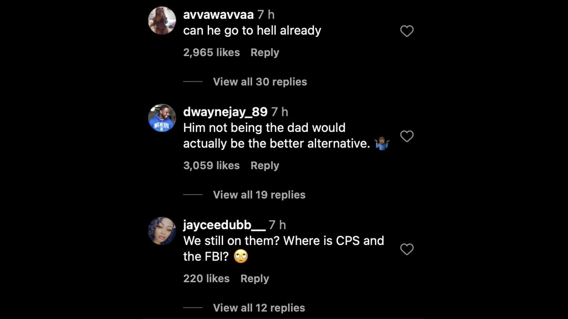 Some fans believe Blueface not being the father of Chrisean Jr. is a good thing. (Image via Instagram/@nojumper)