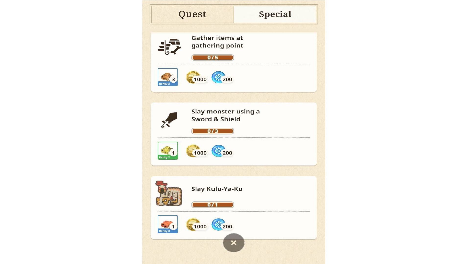 Complete special quests to level up (Image via Niantic)