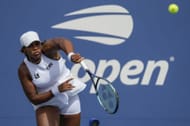 Taylor Townsend pictured at a tennis tournament