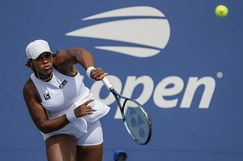 Taylor Townsend pictured at a tennis tournament