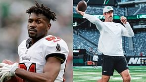 Antonio Brown mouths off on Aaron Rodgers' rehab, questions Jets QB's mental health - "He listens to dolphins making out"
