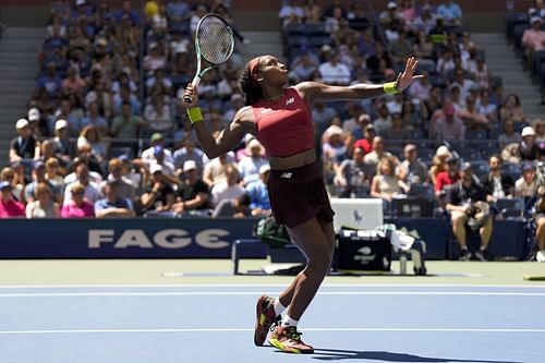 Coco Gauff at the 2023 US Open.