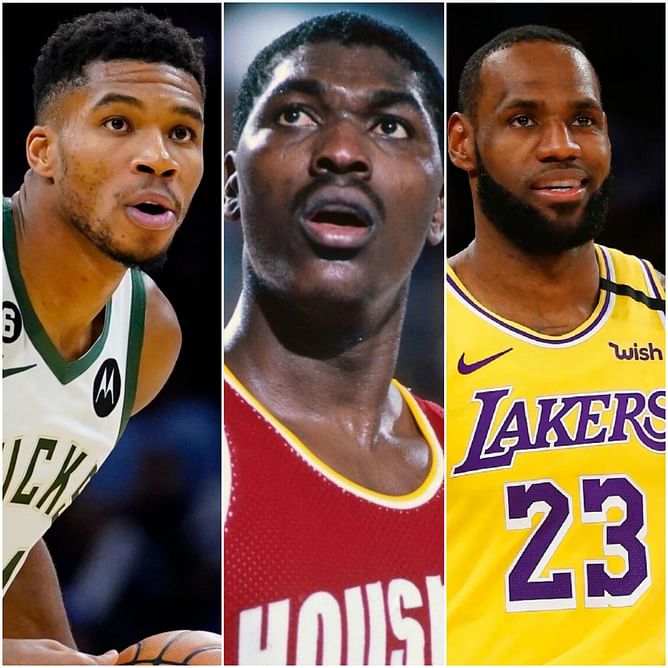 Giannis Antetokounmpo is following LeBron James' "$50,000 move", in learning post-game moves from Rockets Legend Hakeem Olajuwon