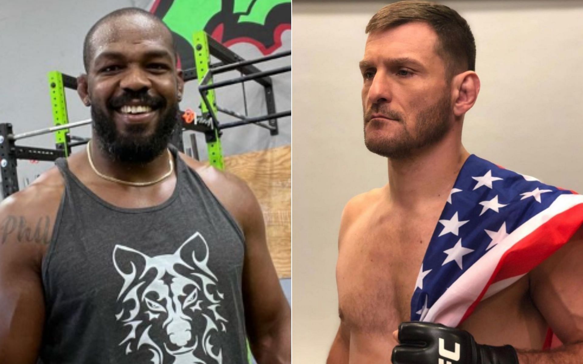 Jon Jones [Left], and Stipe Miocic [Right] [Photo credit: @jonnybones and @stipemiocic - Instagram]