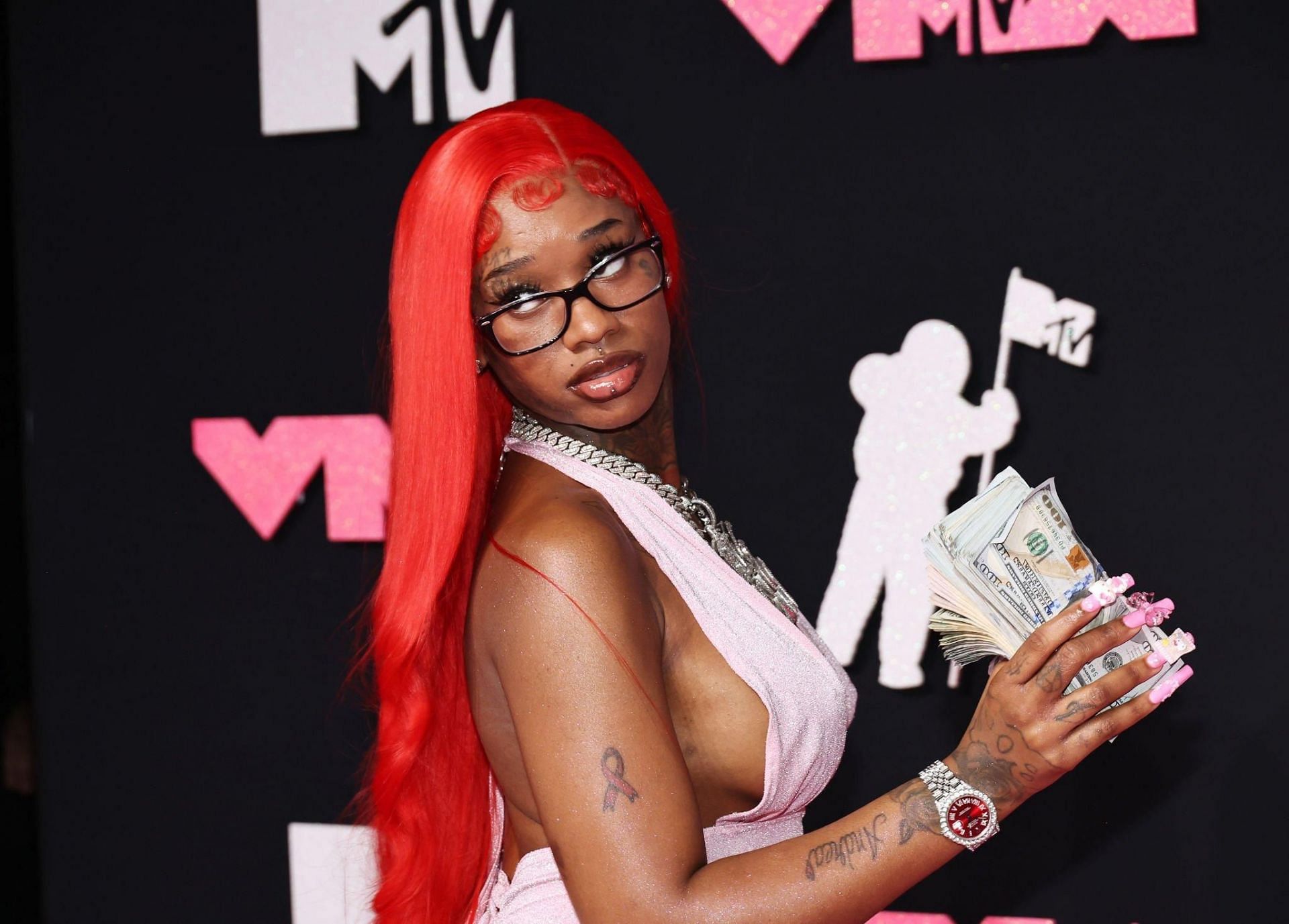 Sexyy Redd at 2023 MTV VMA (Image via Getty Images)