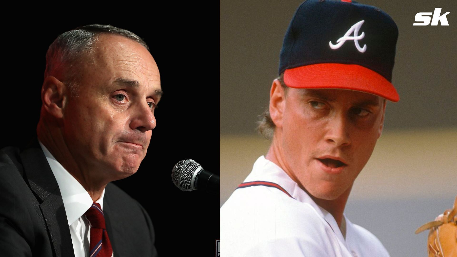 Former pitcher Tom Glavine has slammed rumors that MLB might be looking at robotic umpires