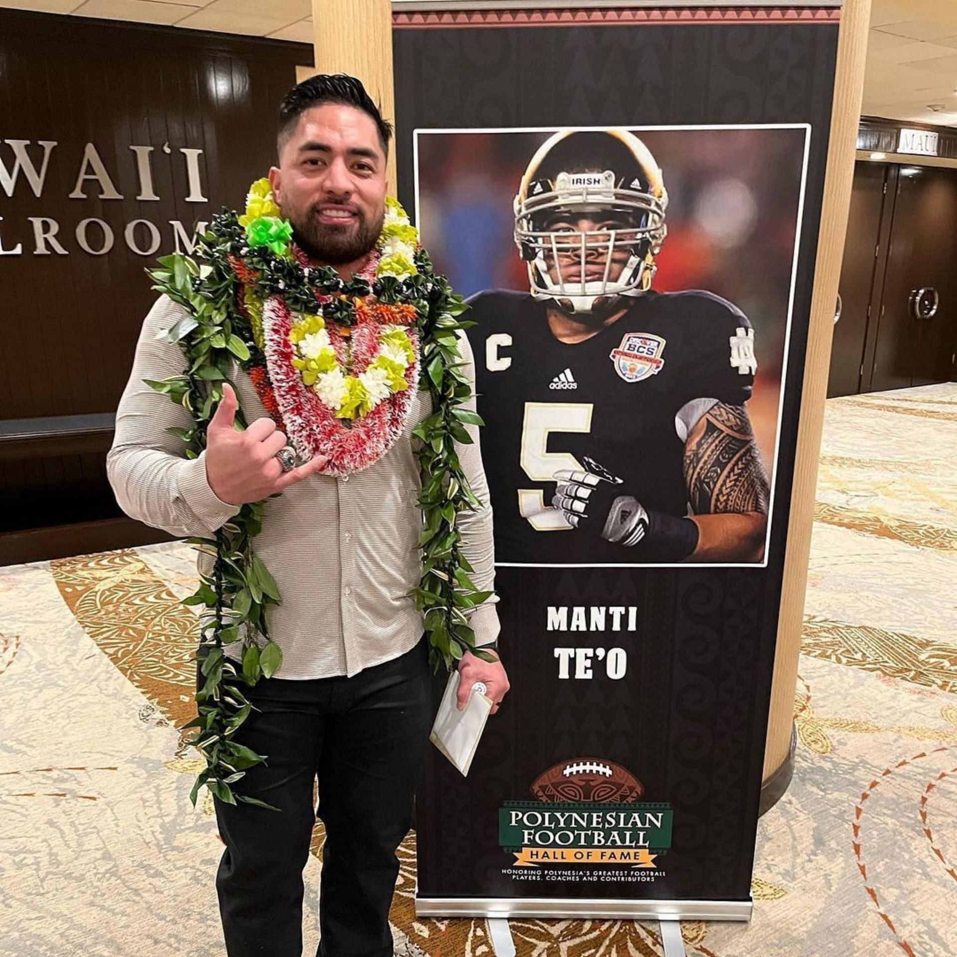 Notre Dame legend Manti Te&#039;o is ready to see his team take on the Buckeyes. (Image credit: Manti Te&#039;o Instagram)