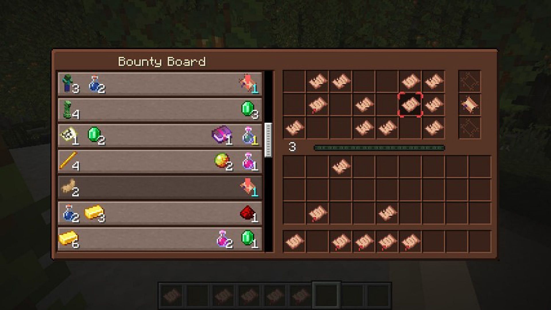Become a bounty hunter in Minecraft (Image via curseforge.com)