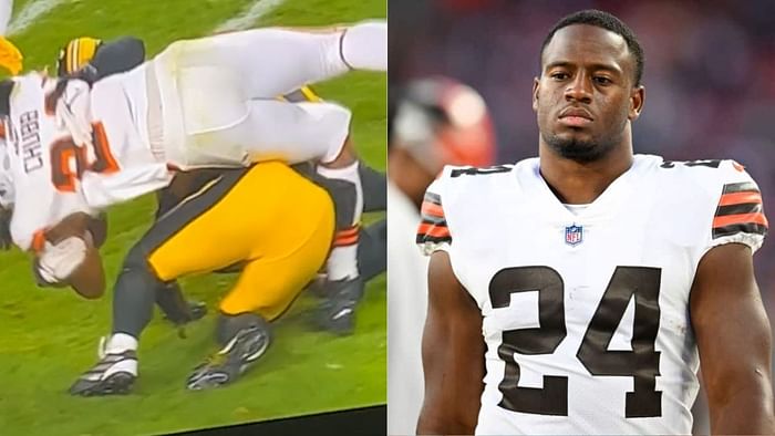 Nick Chubb injury: Browns RB goes down with knee injury on MNF