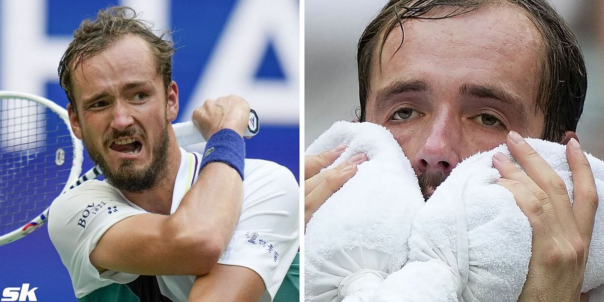 Daniil Medvedev battled past Andrey Rublev and the New York heat to reach the US Open semifinals