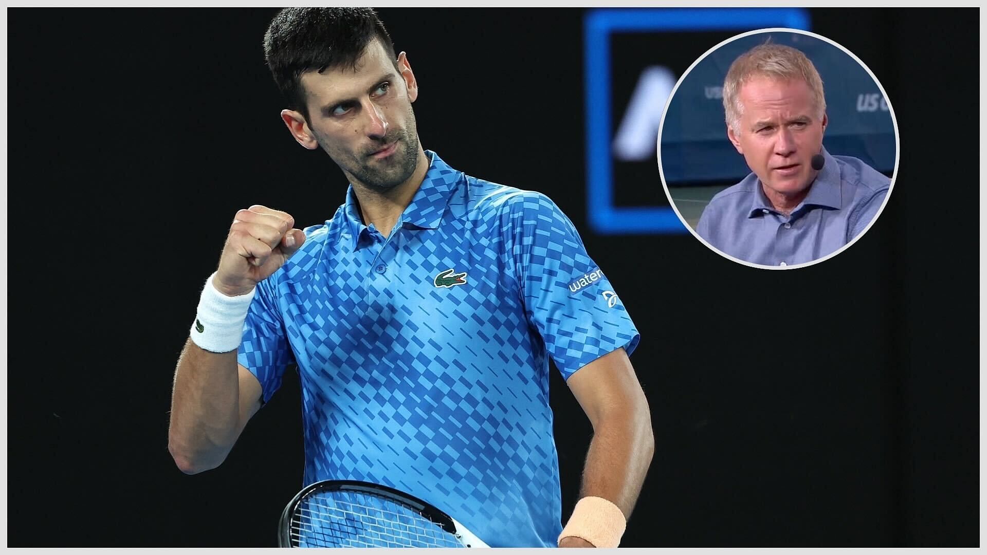 Novak Djokovic earns Patrick McEnroe