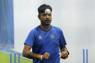 Sandeep Lamichhane in training
