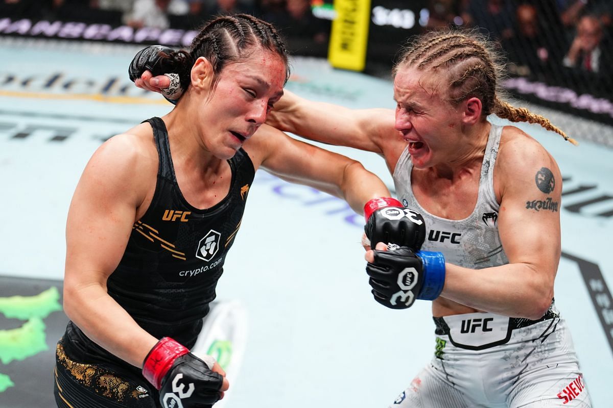 Will we get a trilogy bout between Alexa Grasso and Valentina Shevchenko? [Image Credit: @ufc on Twitter]