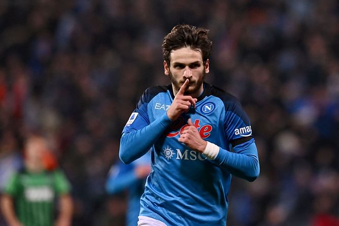 Napoli release surprise statement on Khvicha Kvaratskhelia amid reports of contract renewal talks with Liverpool and Real Madrid target