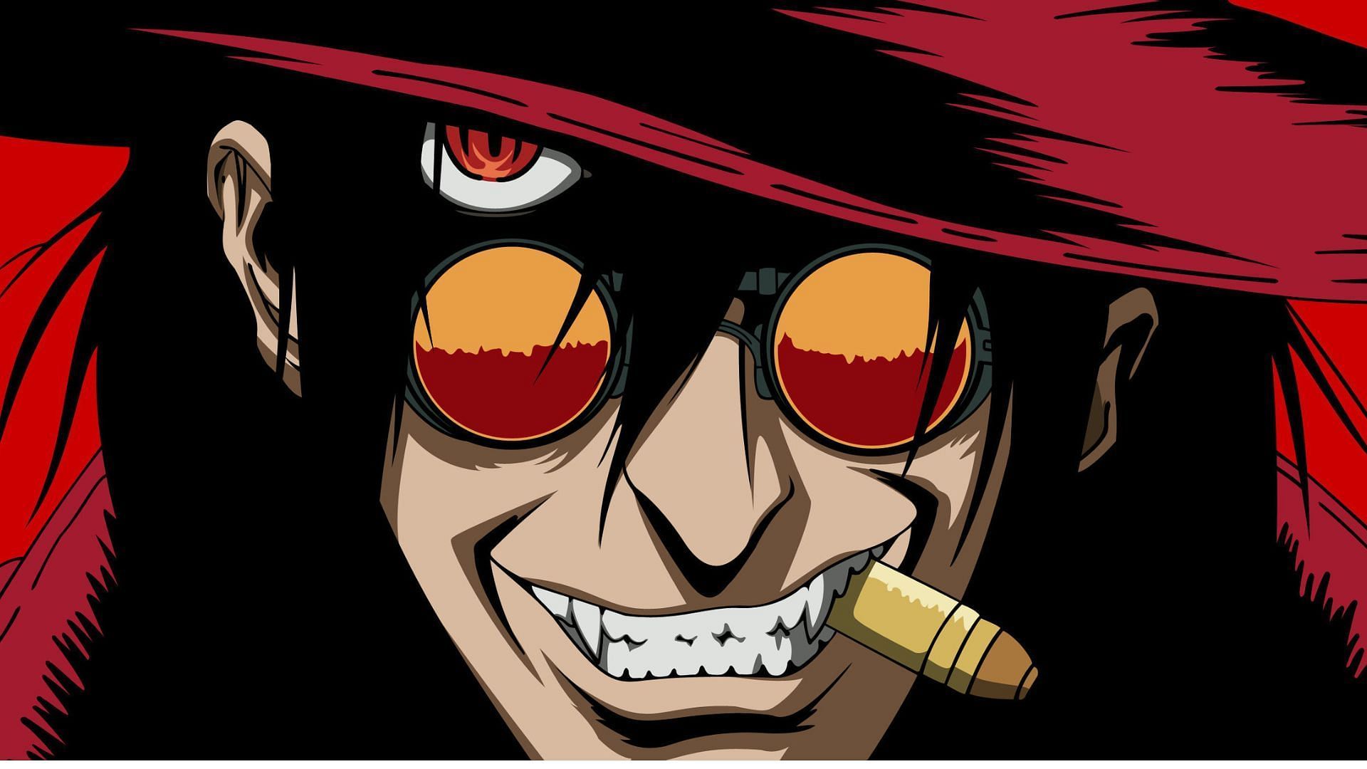 Crazy color Anime of Alucard of Hellsing 