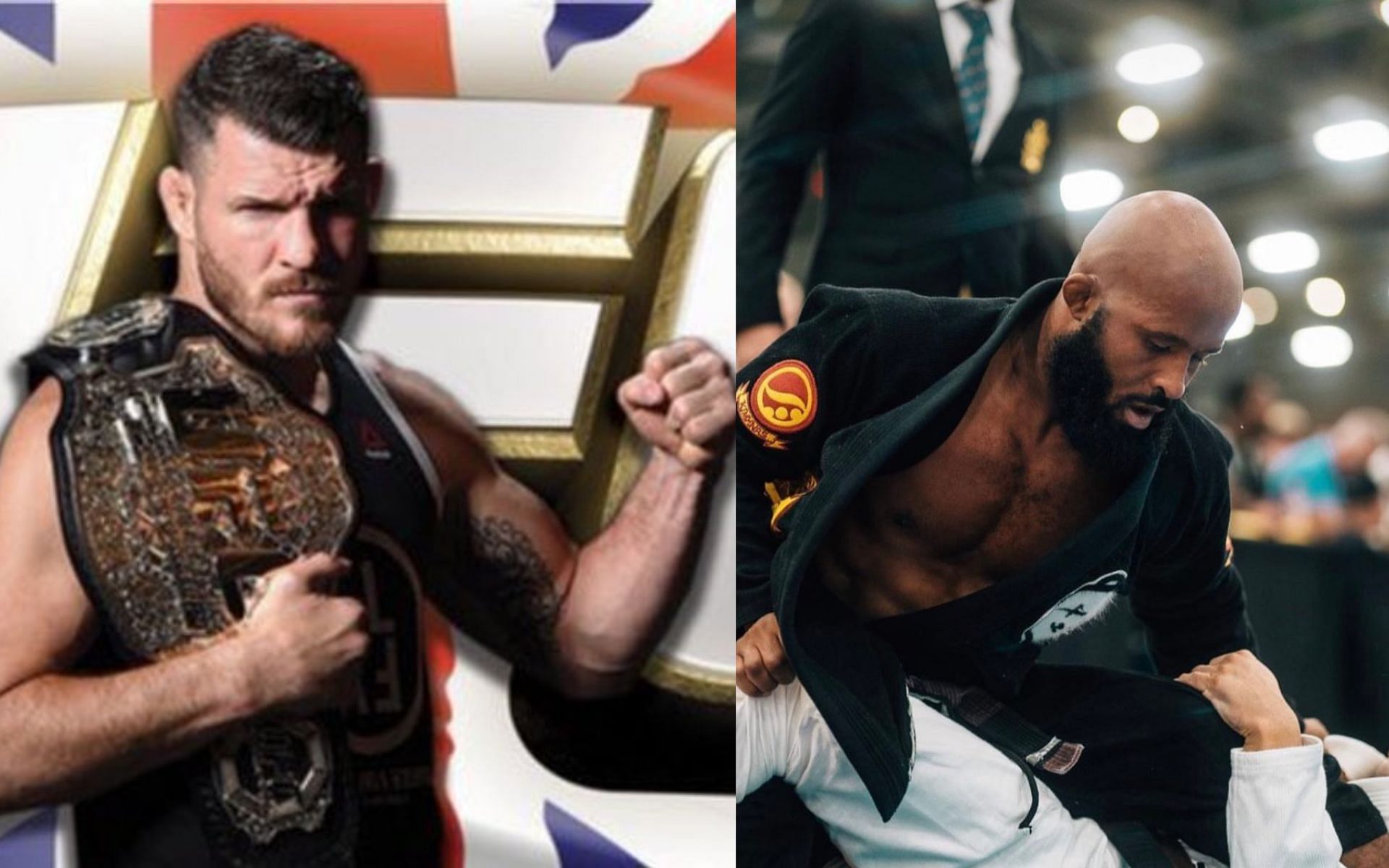 Michael Bisping, Demetrious Johnson (Image Courtesy - @bisping, @MightyMouse on Twitter/X)
