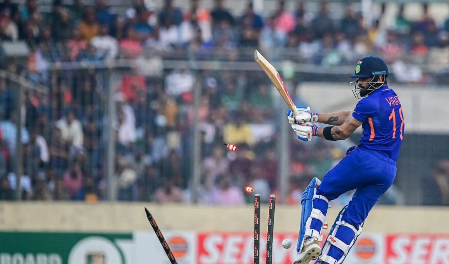 Virat Kohli has struggled on the rare instances of opening the batting in ODIs