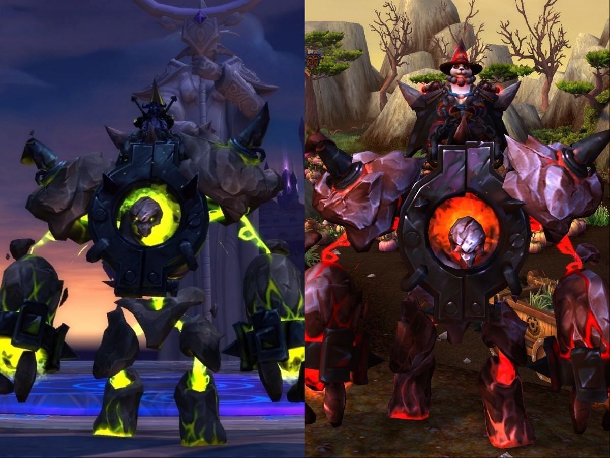 Living and Hellish Cores in WoW (Image via Blizzard Entertainment)